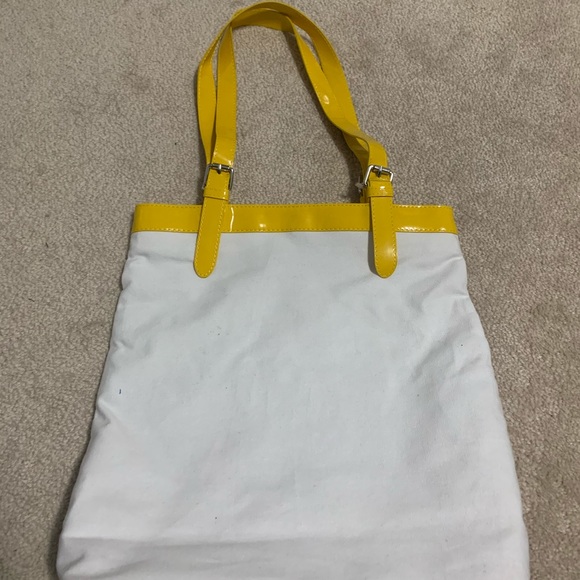 Yellow & White Bag - Picture 1 of 3